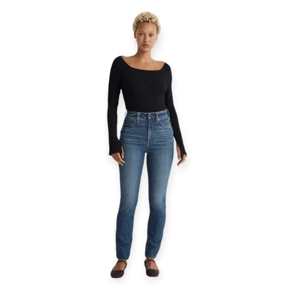 Madewell Tall The Curvy Perfect Vintage Jean in Decatur Wash Size 24 Tall - Picture 16 of 16